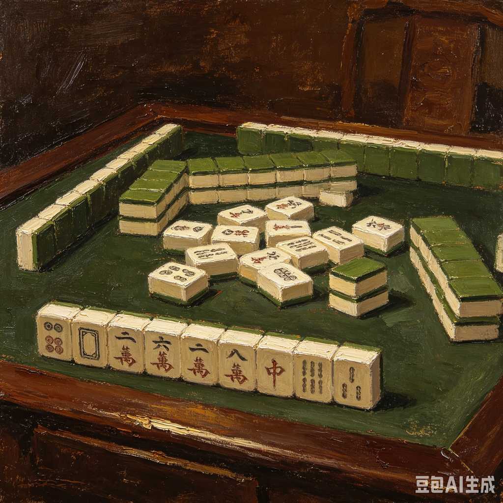 displayable mahjong set